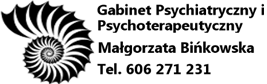  GABINET PSYCHOTERAPEUTYCZNY MAŁGORZATA BIŃKOWSKA - logo